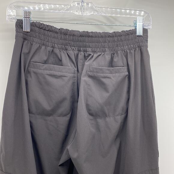 ATHLETA Flux Tapered Leg Pants Cargo Charcoal grey athleisure hiking size 2 - Picture 3 of 7